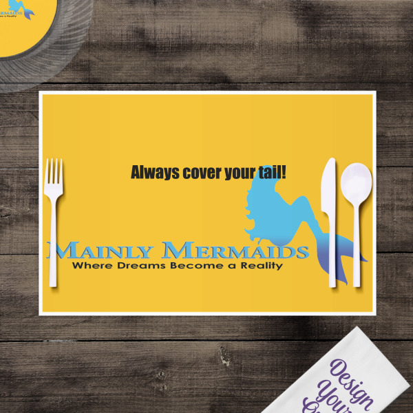 Custom Design - Disposable Paper Placemat - In Context