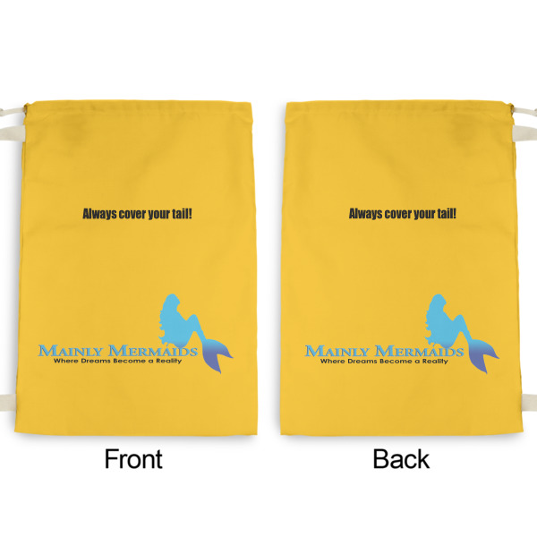 Custom Design - Large Laundry Bag - Front & Back View
