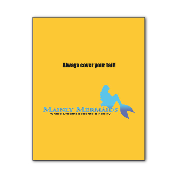 Custom Design Your Own Wood Print - 11" x 14"