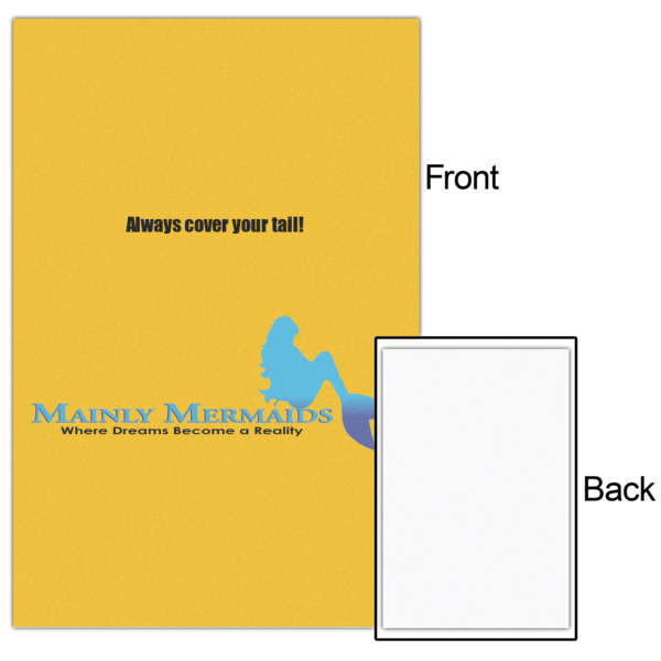 Custom Design - 20x30 - Matte Poster - Front & Back