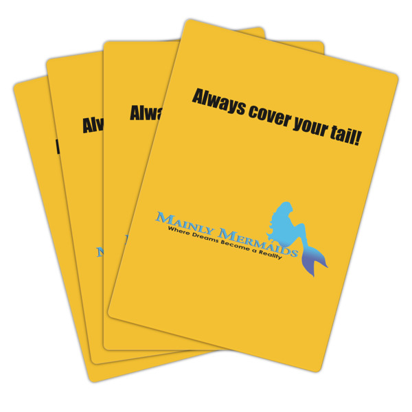 Custom Design - Playing Cards - Hand Back View