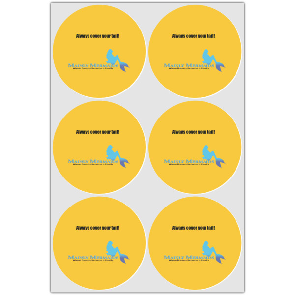 Custom Design - Icing Circle - Large - Set of 6