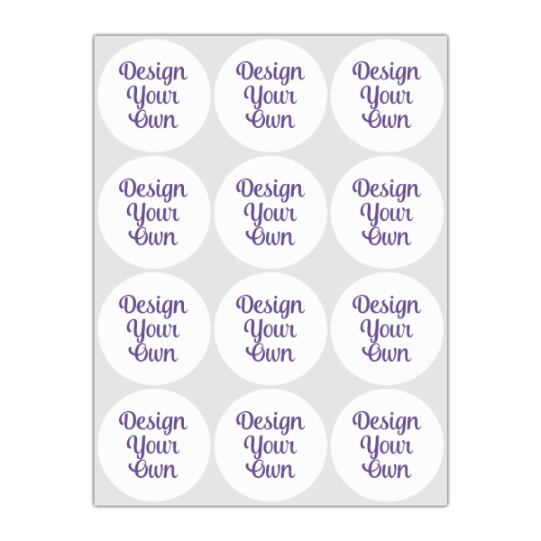 Custom Design - Drink Topper - Small - Set of 12