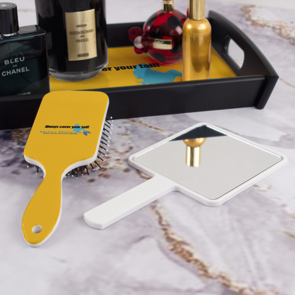 Custom Design - Hair Brush - With Hand Mirror