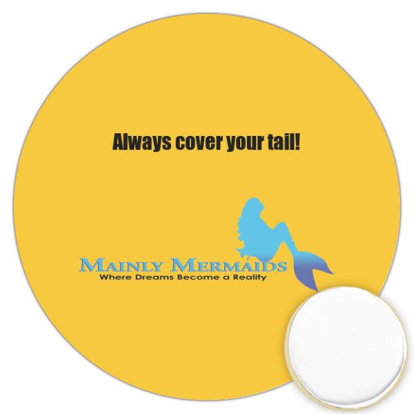 Custom Design Your Own Printed Cookie Topper - 3.25"