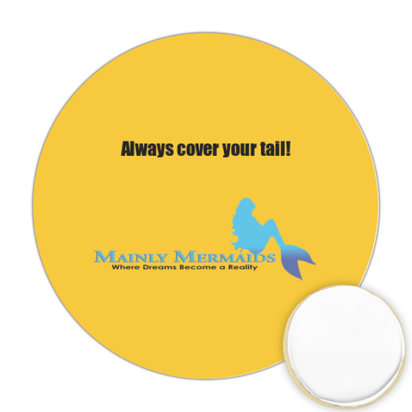 Custom Design Your Own Printed Cookie Topper - Round