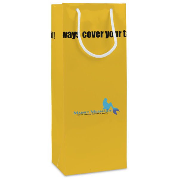 Custom Design Your Own Wine Gift Bags - Matte