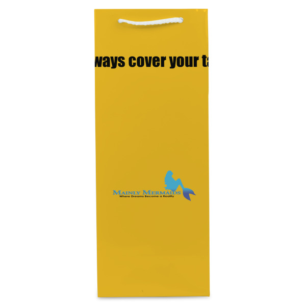 Custom Design - Wine Gift Bag - Gloss - Front