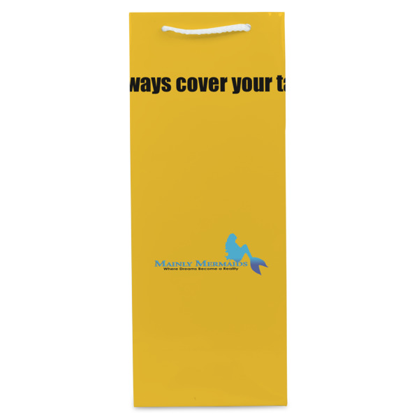 Custom Design - Wine Gift Bag - Matte - Front