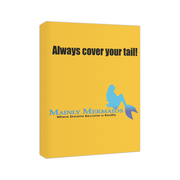 Custom Design - 8x10 - Canvas Print - Angled View