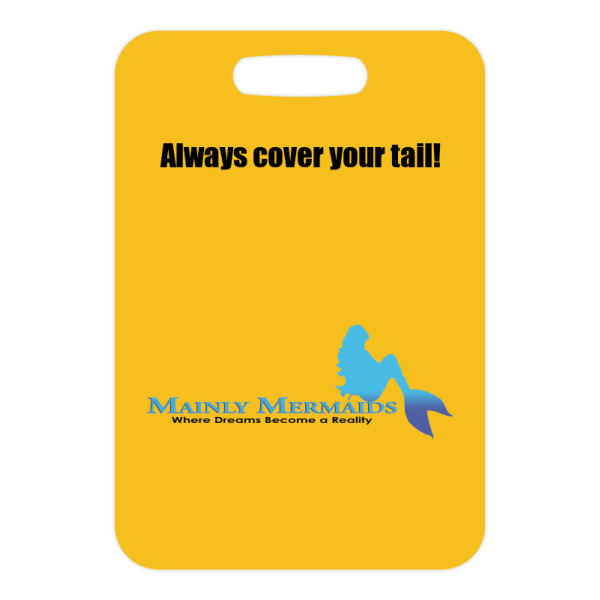 Custom Design - Metal Luggage Tag - Front Without Strap