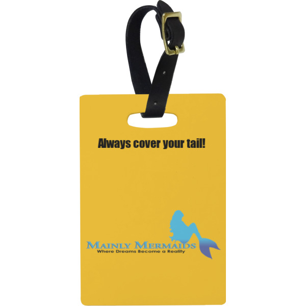 Custom Design Your Own Plastic Luggage Tag - Rectangular