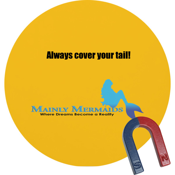 Custom Design Your Own Round Fridge Magnet