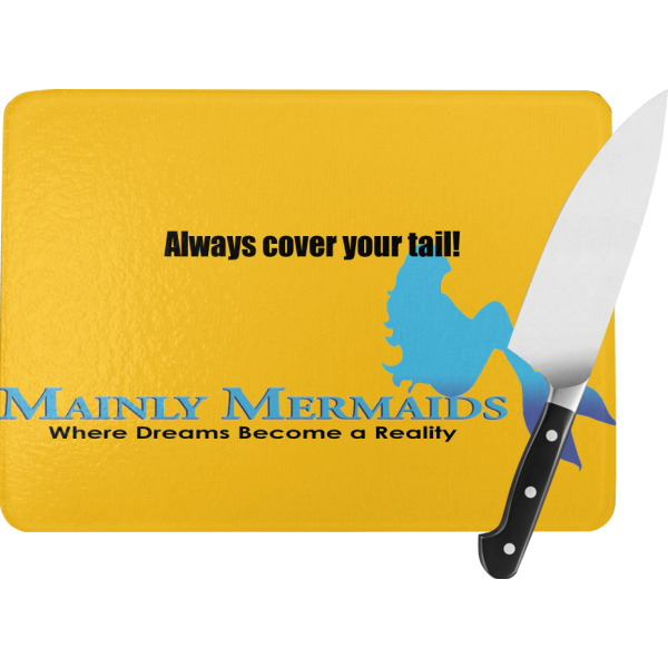 Custom Design Your Own Rectangular Glass Cutting Board