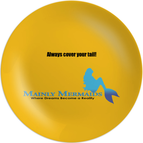 Custom Design Your Own Melamine Plate - 10"