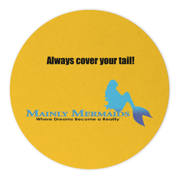 Custom Design - Round Paper Coaster - Approval