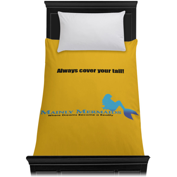 Custom Design - Duvet Cover - Twin XL - On Bed - No Prop