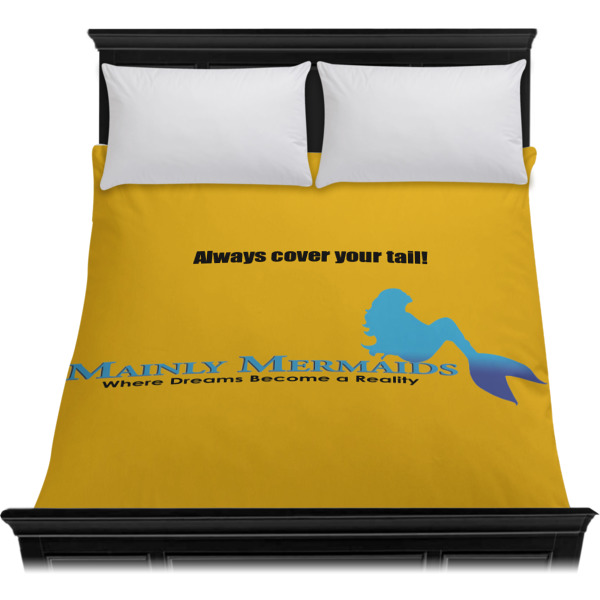 Custom Design - Duvet Cover - Queen - On Bed - No Prop