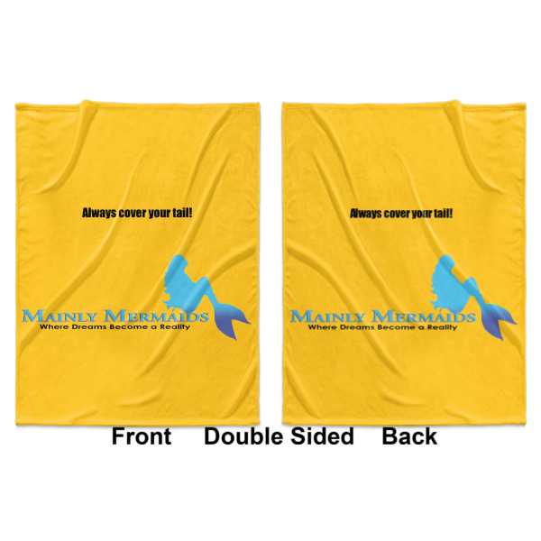 Custom Design - Baby Blanket (Double Sided - Printed Front and Back)