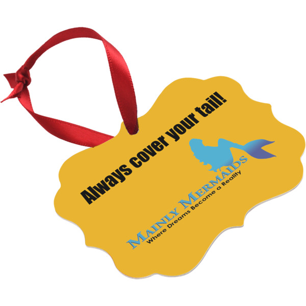 Custom Design - Christmas Ornament (Angle View)