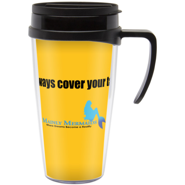 Custom Design Your Own Acrylic Travel Mug with Handle