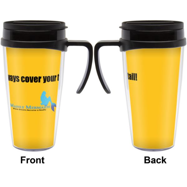 Custom Design - Travel Mug with Black Handle - Approval