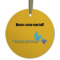 Design Your Own Flat Glass Ornament - Round