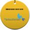 Design Your Own Round Ceramic Ornament
