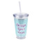 Design Your Own 16 oz Double Wall Acrylic Tumbler with Lid & Straw - Full Print
