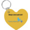 Design Your Own Heart Plastic Keychain