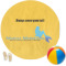 Design Your Own Round Beach Towel