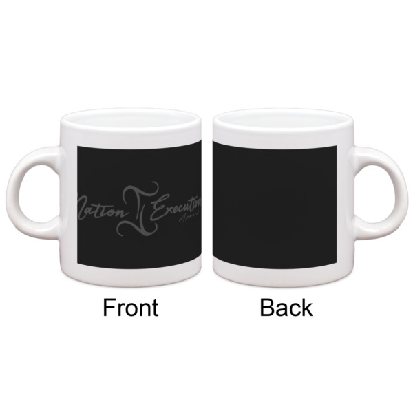 Custom Design - Single Shot Espresso Cup - Single - Front & Back