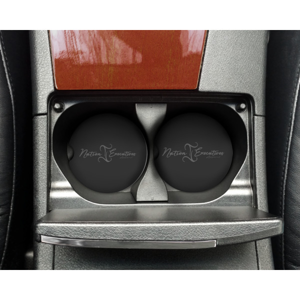 Custom Design - Sandstone Car Coaster - In Cup Holder