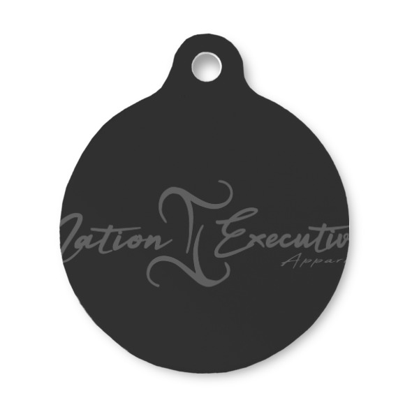 Custom Design Your Own Round Pet ID Tag - Small
