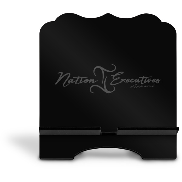 Custom Design - Stylized Tablet Stand - Front without iPad