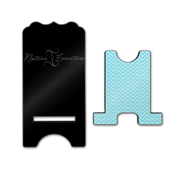 Custom Design - Stylized Phone Stand - Front & Back - Large