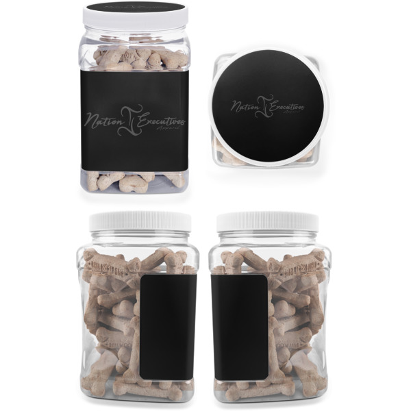 Custom Design - Pet Treat Jar - Multiple Angles