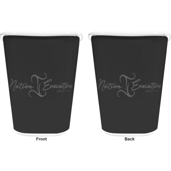 Custom Design - Waste Basket - White - Double Sided - Approval