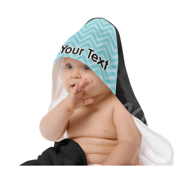 Custom Design - Baby Hooded Towel on Child