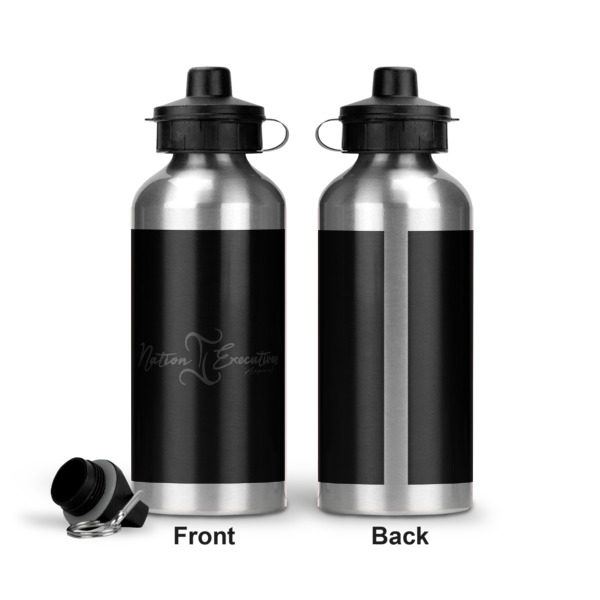 Custom Design - Aluminum Water Bottle - Front and Back