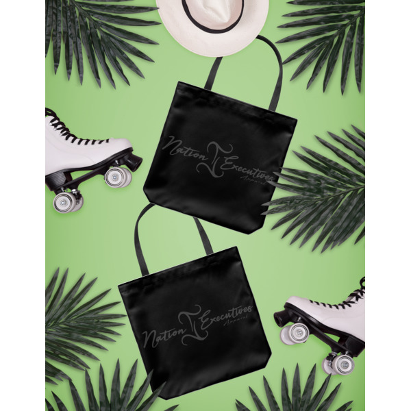 Custom Design - Canvas Tote Lifestyle Front and Back