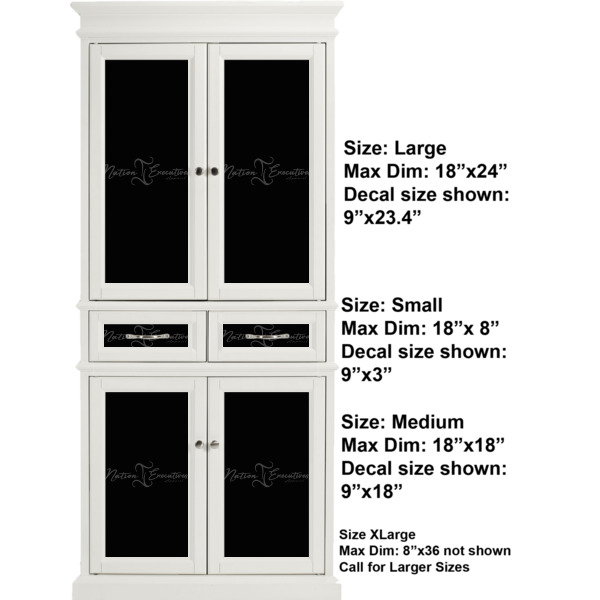 Custom Design - Full Cabinet (Show Sizes)