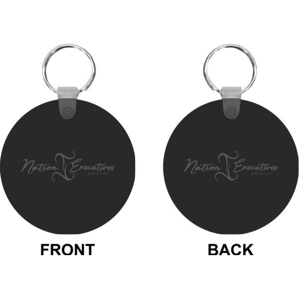 Custom Design - Circle Keychain (Front + Back)