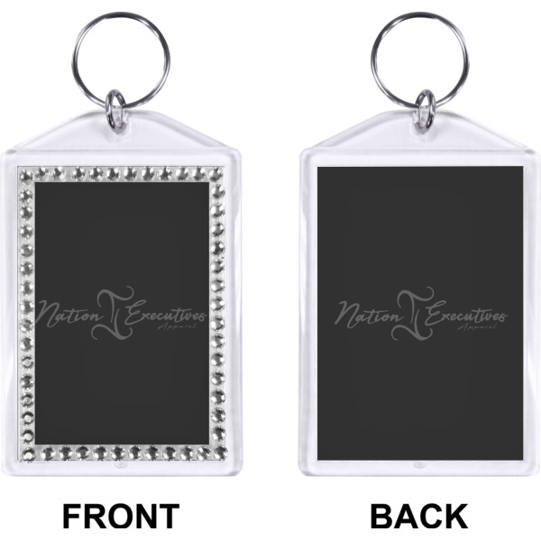 Custom Design - Bling Keychain (Front + Back)