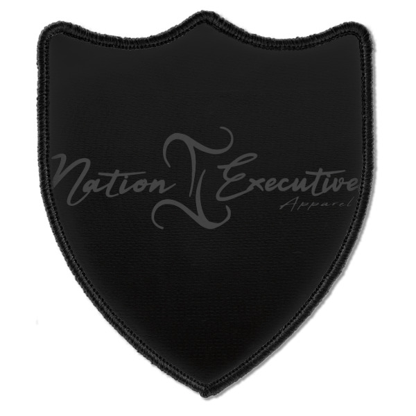Custom Design - Iron On Patch - Shield - Style B - Front