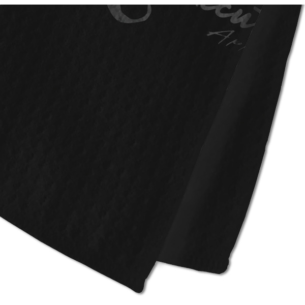 Custom Design - Waffle Weave Towel - Closeup of Material Image