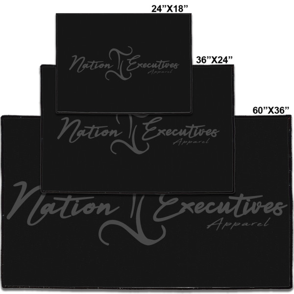 Custom Design - Door Mats - Size Comparison