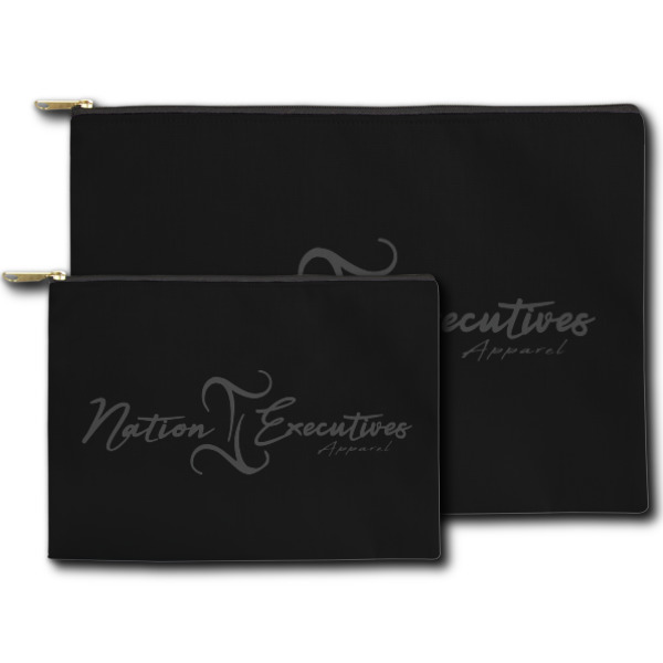 Custom Design - Zippered Pouches - Size Comparison