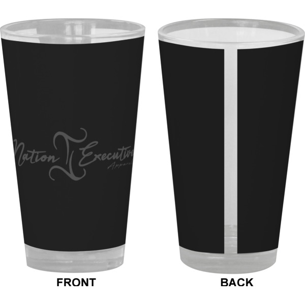 Custom Design - Pint Glass - Full Color - Front & Back Views