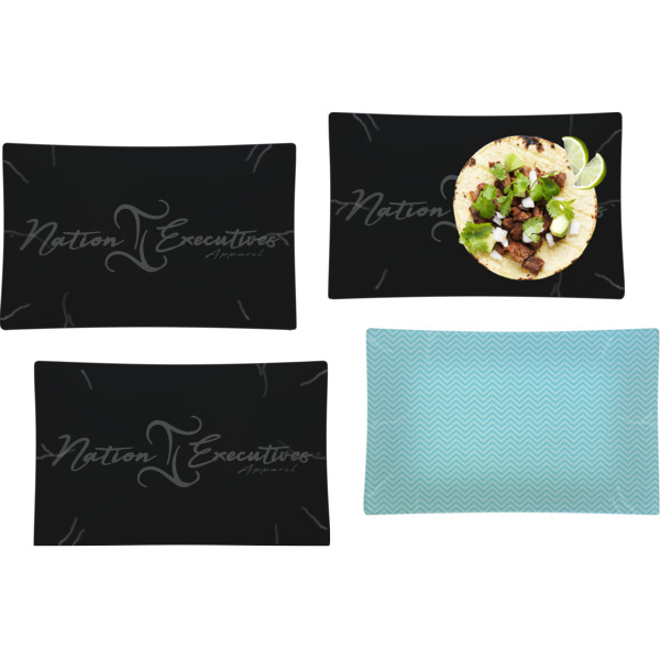 Custom Design - Set of Rectangular Dinner Plates